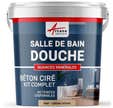 Kit Béton Ciré - Murs Salle De Bains Douche Italienne - Creme Ivoire - 10 M² (en 2 Couches) - Arcane Industries
