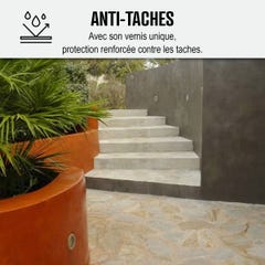 KIT BETON CIRE EXTERIEUR : Pour sol, mur, terrasse, balcon, escalier - 10 m² (en 2 couches) - Goyave Rouge - ARCANE INDUSTRIES 4