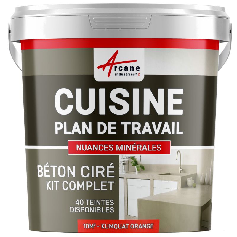 BÉTON CIRÉ - KIT BÉTON CIRÉ CUISINE ET PLAN DE TRAVAIL
