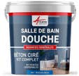 Kit Béton Ciré - Murs Salle De Bains Douche Italienne - Prussia Bleu - 5 M² (en 2 Couches) - Arcane Industries