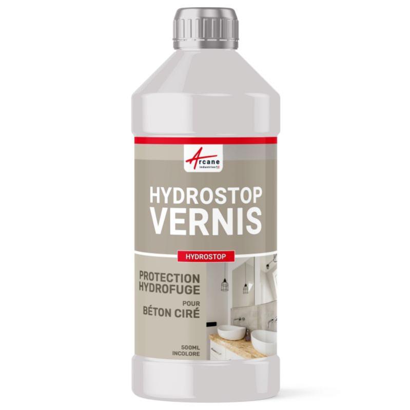 Vernis Beton Cire Murs Salle De Bains - Hydrostop - - 500 Ml - Arcane Industries