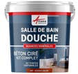 Kit Béton Ciré - Murs Salle De Bains Douche Italienne - Goyave Rouge - 5 M² (en 2 Couches) - Arcane Industries