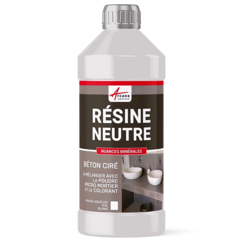 Resine Neutre Pour Beton Cire - - 0.9 L - Arcane Industries