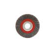 Brosse circulaire fil acier ondulé pour touret 0,30 mm D. 200 mm Al. 16/20/25 mm Ep.20 mm métal - Décapage dur - 410.20