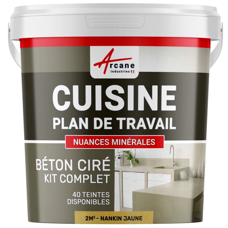 BÉTON CIRÉ - KIT BÉTON CIRÉ CUISINE ET PLAN DE TRAVAIL