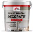 Enduit Minéral Aspect Béton Mur Et Sol - Cacao - 4 Kg - Arcane Industries
