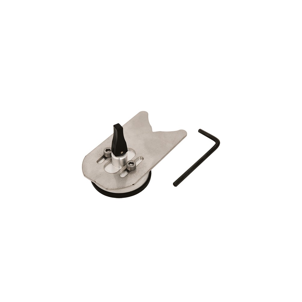Guide de perçage en inox D. 4 - 76 mm pour trépan diamanté - 62.001 - Leman