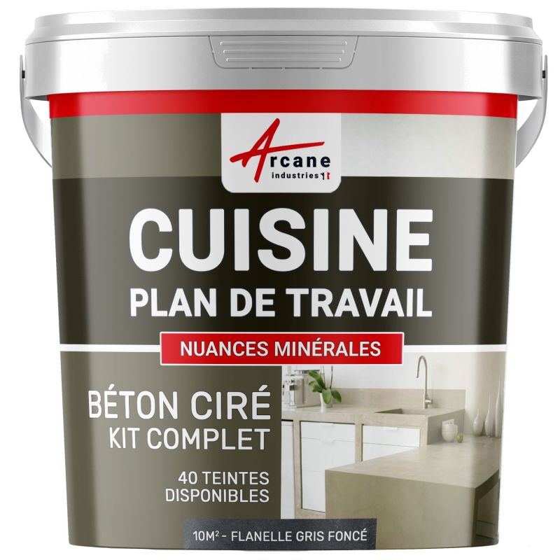 BÉTON CIRÉ - KIT BÉTON CIRÉ CUISINE ET PLAN DE TRAVAIL