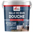 Kit Béton Ciré - Murs Salle De Bains Douche Italienne - Cacao Marron - 2 M² (en 2 Couches) - Arcane Industries