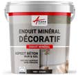 Enduit Minéral Aspect Béton Mur Et Sol - Cacao - 10 Kg - Arcane Industries