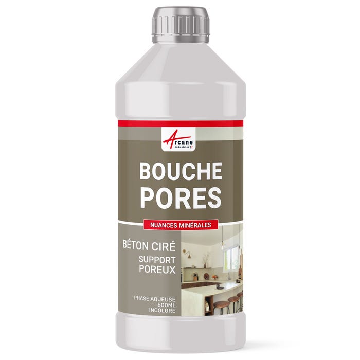 BOUCHE PORES POUR BETON CIRE - 500 ml - - ARCANE INDUSTRIES 0