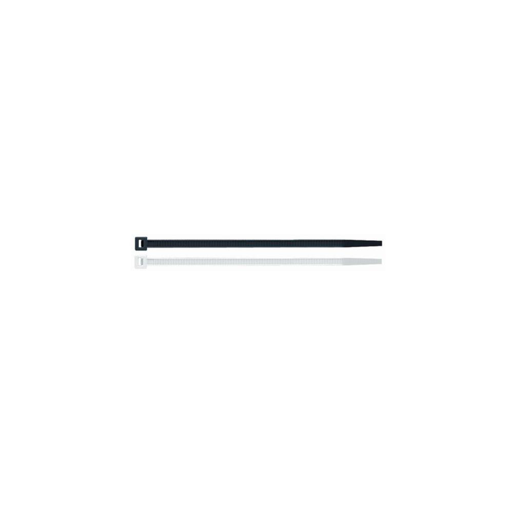 100 colliers de serrage en plastique blanc 2,5 x 140 mm - BB25140 - Index