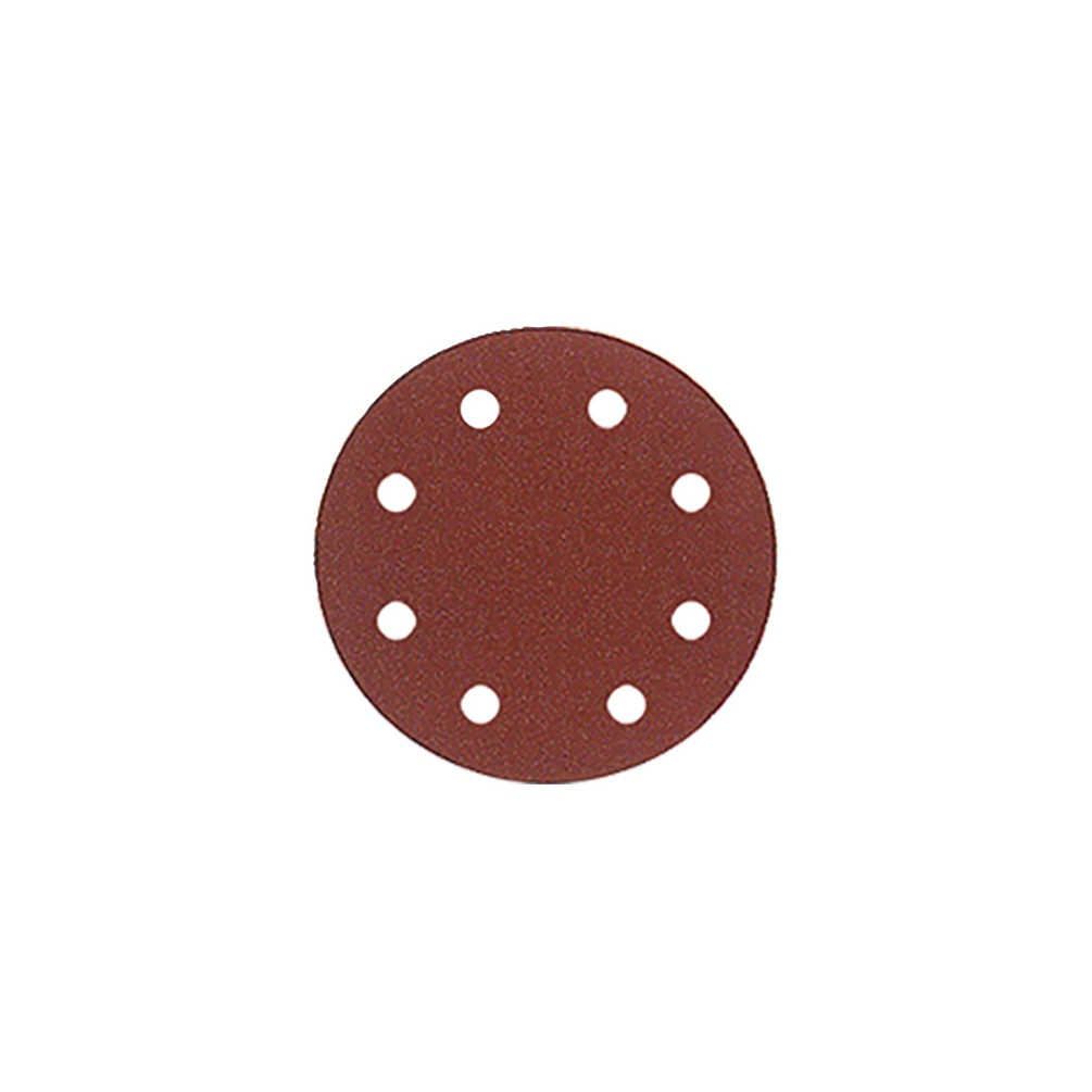 Lot de 50 disques auto-agrippant pour ponceuse orbitale D. 150 mm Gr. 60 17 trous pour bois et métal - 150.17.060 - Lem