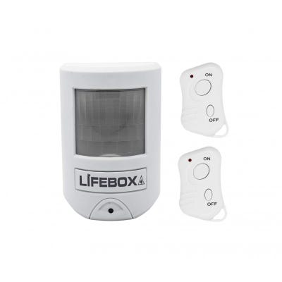 Mini alarme à détecteur de mouvement et 2 télécommandes 0