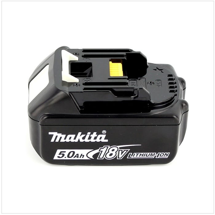 Makita DGA 504 T1 504 18 V Li-Ion Meuleuse sans fil Ø 125 mm brushless + 1x Batterie BL1850 5,0 Ah - sans Chargeur 2