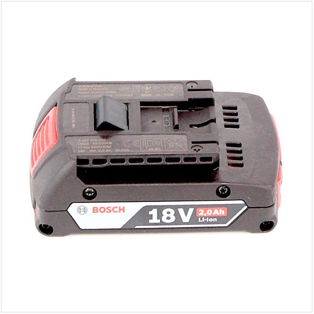 Bosch Set - 2 x Batteries GBA 2 Ah + Chargeur GAL 1880 CV pour batteries de 14,4 V - 18 V Li-Ion 3