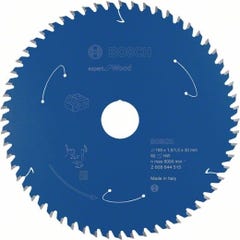 Bosch Lame de scie circulaire Expert for Wood 190 x 1,0 x 30 mm - 60 dents pour bois Holz ( 2608644515 ) 4