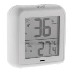 Thermomètre –hygromètre à sonde de température filaire blanc 1