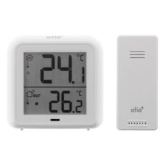 Thermomètre – hygromètre avec capteur sans fil blanc - Otio 2