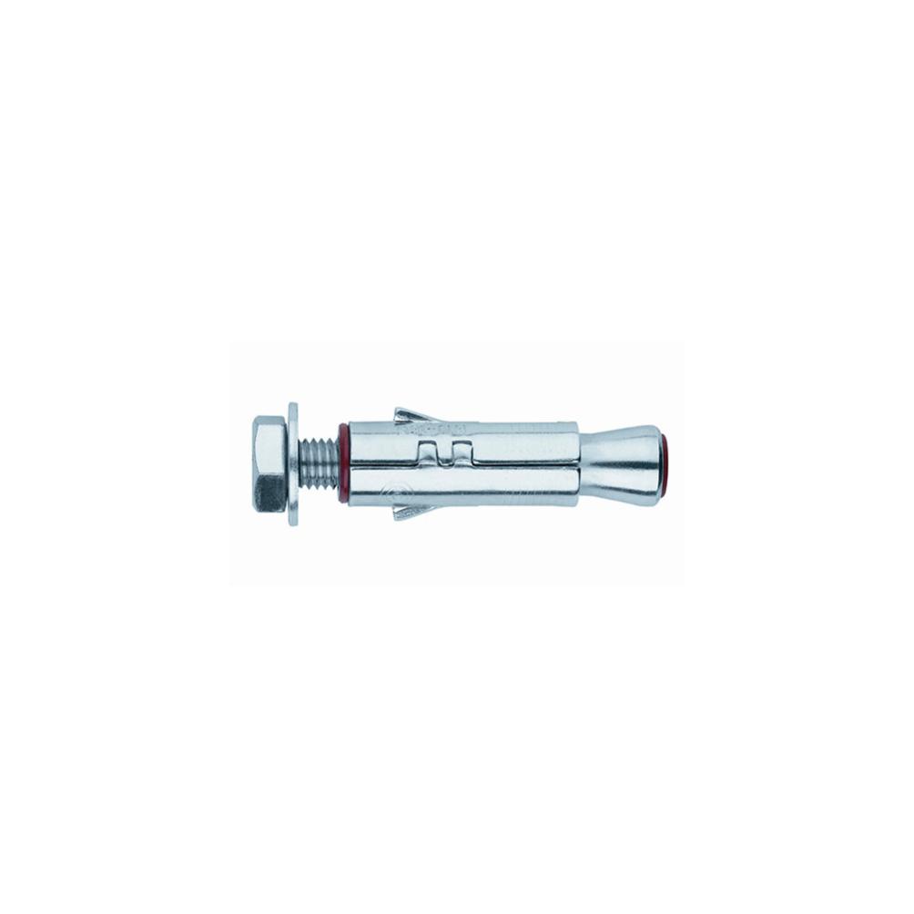 50 chevilles métalliques anti-rotation charges lourdes avec vis M10 x 65 mm (D. 16 mm) acier zingué - AHITO1065 - Index