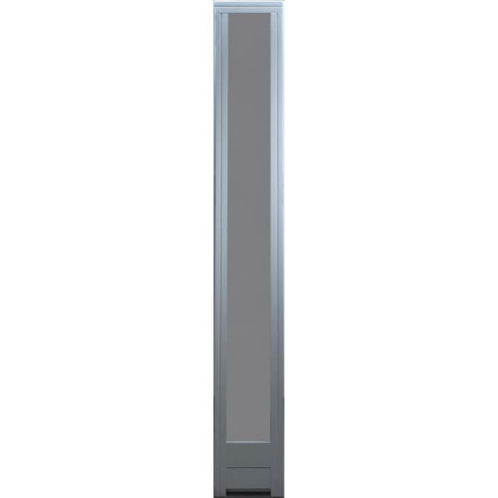 Fixe Lateral H 215X L30 Cm Cote Tableau Bois Exo Prepeint Blanc