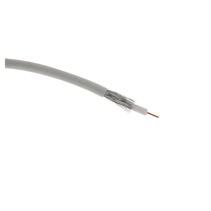 Câble coaxial - 21 VATCA PH Blanc - 10m 0