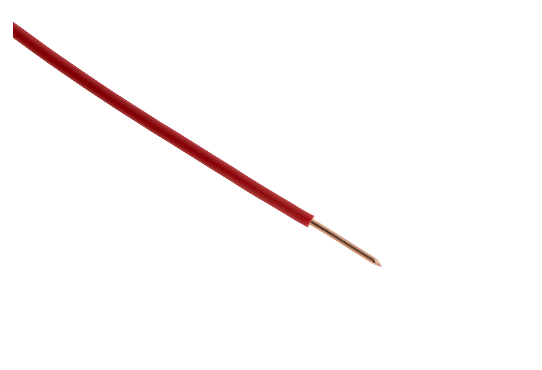 Fil d'alimentation électrique HO7V-U 1,5mm² Rouge - 100m