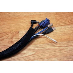 Gaine auto agrippante 2 M (largeur 10 cm)range cordons ou câbles 3