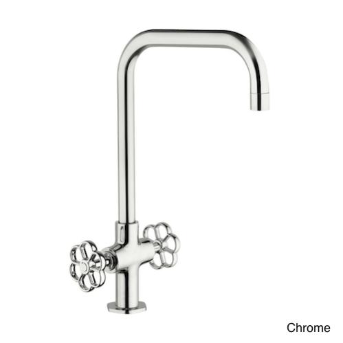 robinet evier cuisine PAINI Induss Bec Haut, chrome manette chrome