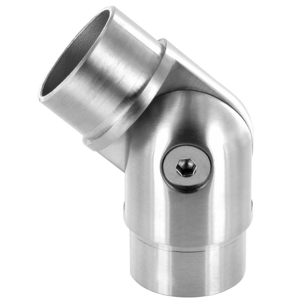 Raccord orientable pour tube Diam 42,4 x 2mm en inox brossé 4,2
