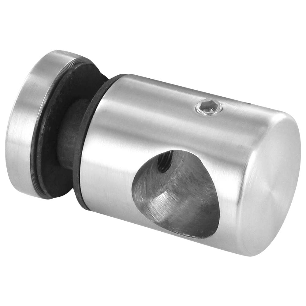 Support pour verre, Inox brossé, pour barre Diam 12 mm 1,2