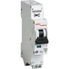Disjoncteur à connexion automatique PH/N 4,5KA 20A Type AC 0