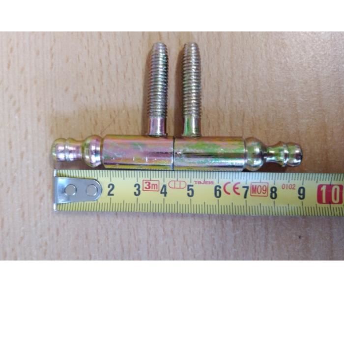 LOT DE 4 FICHES BICHROMATES POUR BLOC PORTE D'INTERIEUR