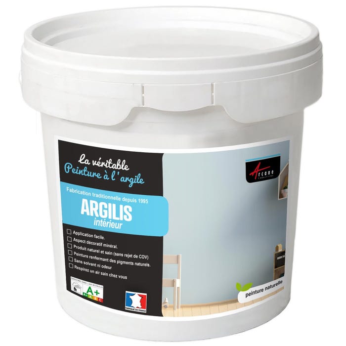 PEINTURE ARGILE naturelle et saine - ARGILIS Dauphin Rose Poudre - 60 m² (2x5 kg en 1 couche)ARCANE INDUSTRIES 4