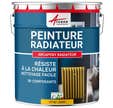 Peinture Radiateur Fonte Acier Alu - Peinture Radiateur - Ral 1023 - Jaune - 1 Kg Jusqu'a 5m² Pour 2 Couches