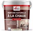 PEINTURE A LA CHAUX NATURELLE ET SAINE - NUANCES MINERALES CHAUX - 15 m² (2.5 kg en 1 couche) - Champagne Jaune Clair - ARCANE INDUSTRIES