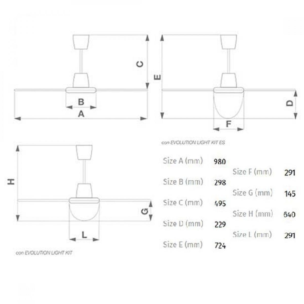 NORDIK EVOLUTION - Ventilateur plafonnier blanc métallisé 120 cm - VPNEC120 - VORTICE 5