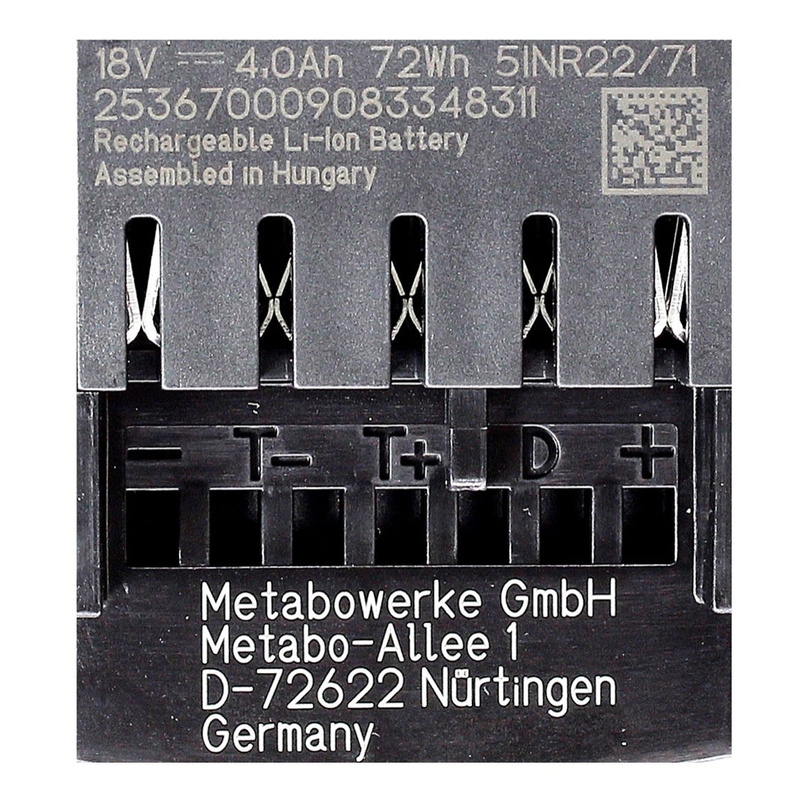 Pack énergie 18V LIHD (3x4,0 AH) avec chargeur ASC 55 - METABO 685132000 1