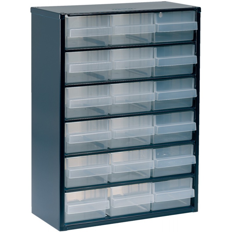 Magasin a tiroir 18 tiroirs Typ 150-02 bleu