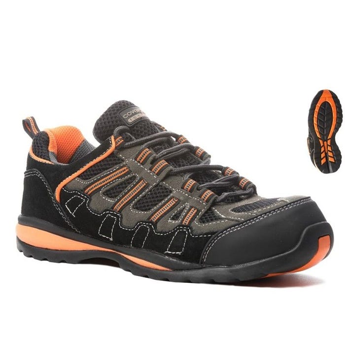 Chaussures de sécurité HELVITE S1P composite noir/orange - COVERGUARD - Taille 37 4