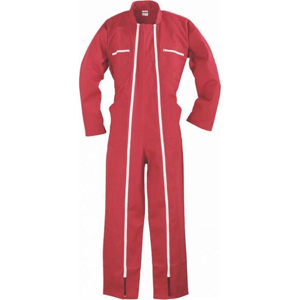 Combinaison 2 zips Factory Rouge - Coverguard - Taille 2XL 1