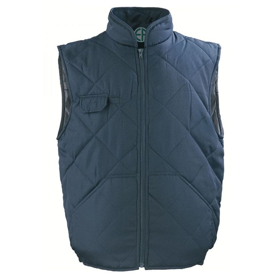 CHOUKA Gilet Froid marine, 65%PES/35%CO + Matelassage 180g/m² - COVERGUARD - Taille M 1
