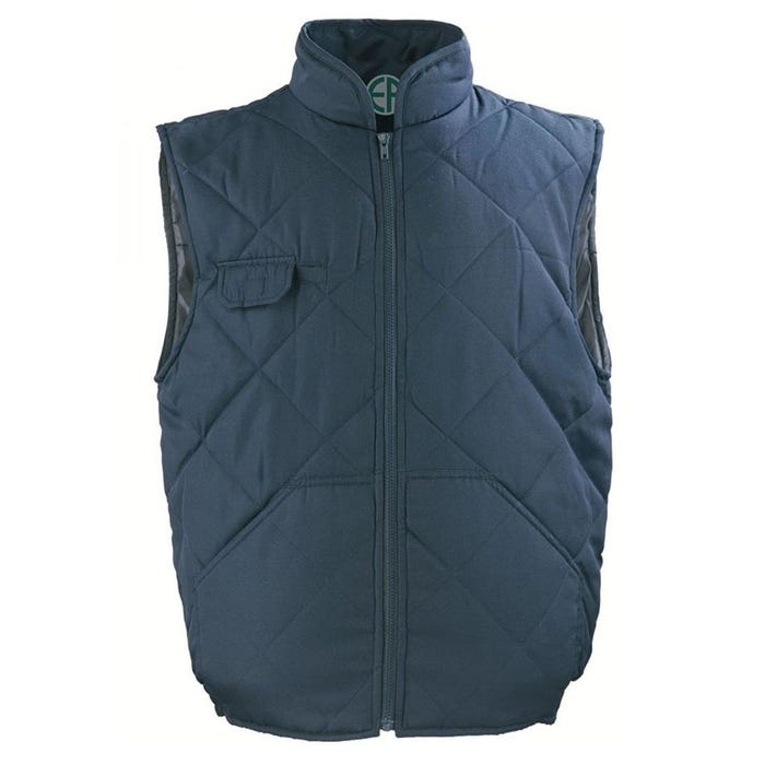 CHOUKA Gilet Froid marine, 65%PES/35%CO + Matelassage 180g/m² - COVERGUARD - Taille L 1