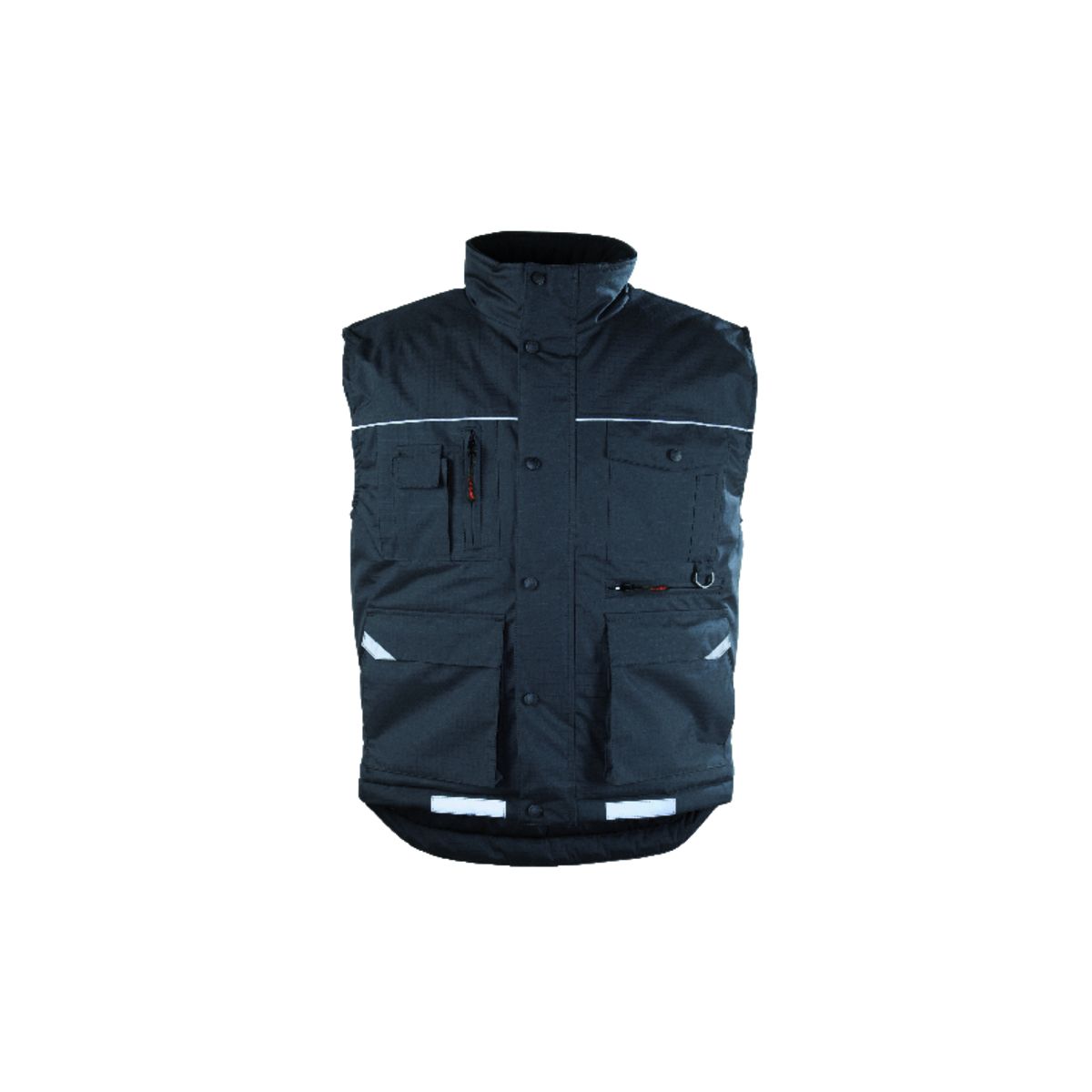 RIPSTOP Gilet Froid noir, Polyester Risptop + Matelassage 180g/m² - Coverguard - Taille S 0