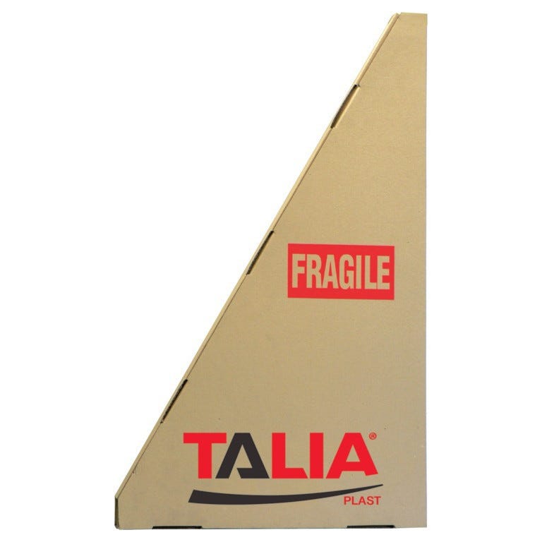 Equerre de maçon Taliaplast 460907 aluminium soudée 150x200cm précision 1mm/m avec embouts plastique 1