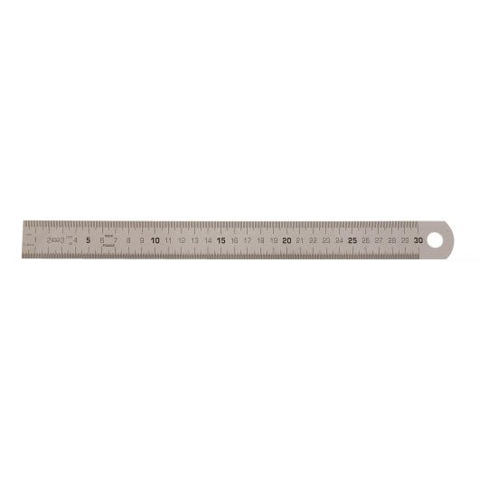 MOB - Réglet inox semi-rigide 30cm - gamme metrologie et mesure 0