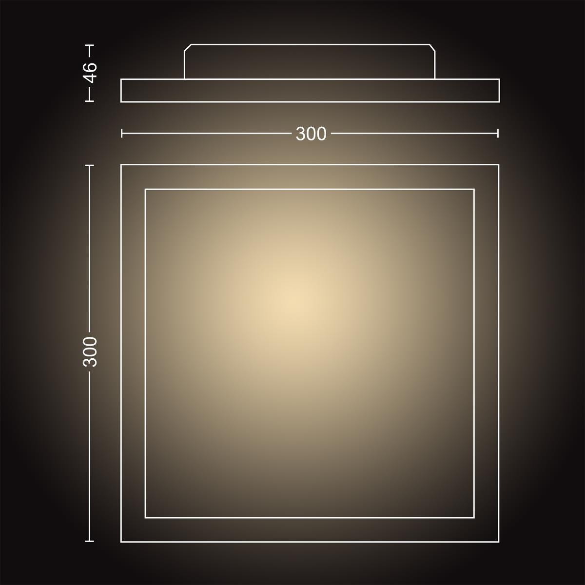 Panneaux lumineux PHILIPS HUE White Ambiance AURELLE carré Bl.+tlc 7