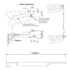 Rampe de quai - Longueur 535 mm / Largeur 1500 mm - Charge max 5000kg - Prix Unitaire - MS040G/535/1500 2