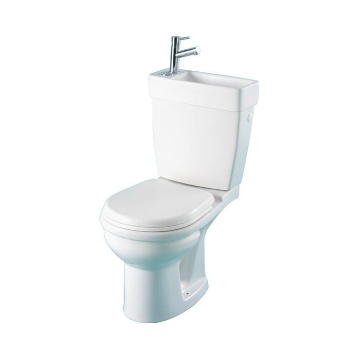 Pack WC avec lave mains intégré gain de place Sortie Horizontale 1