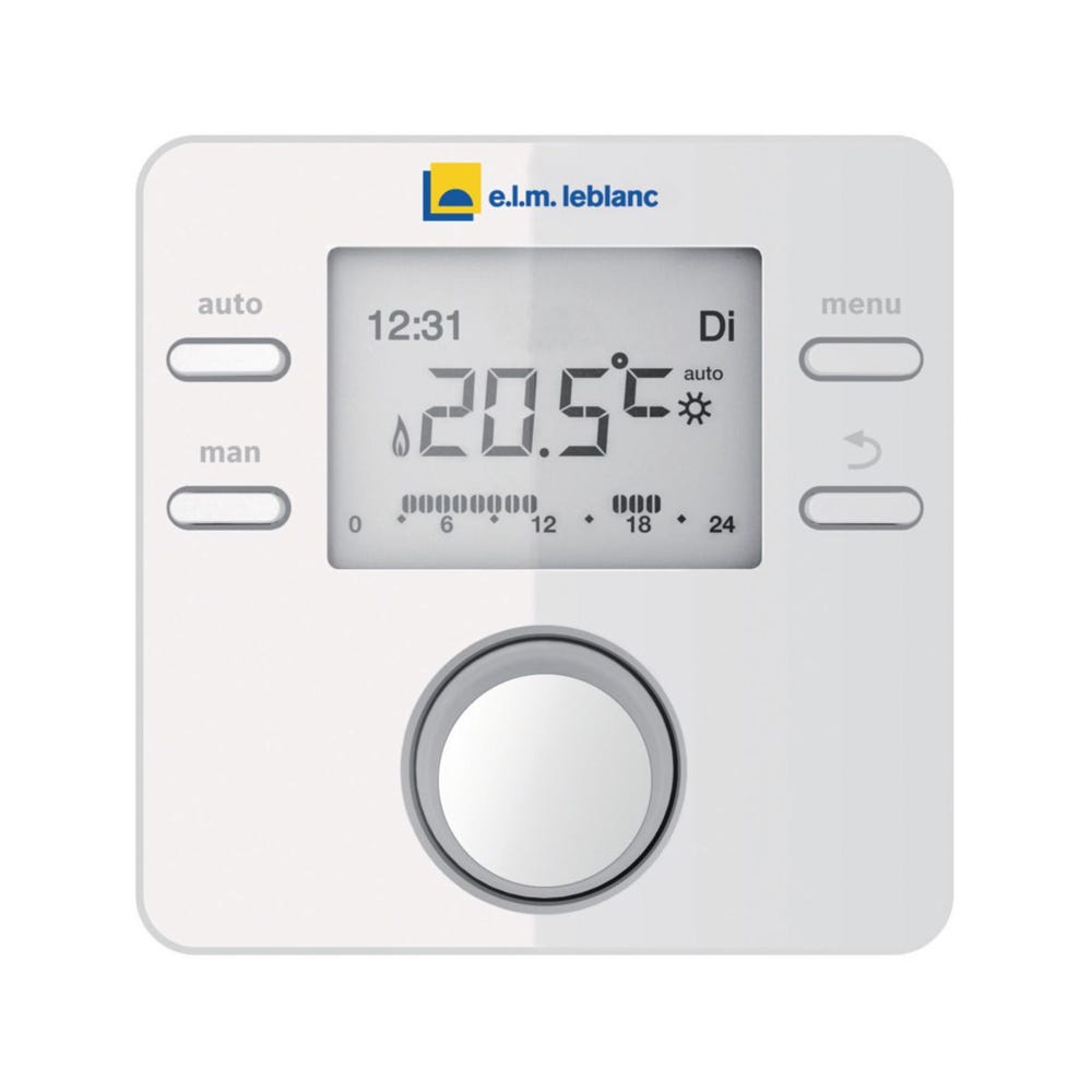 Thermostat d’Ambiance Filaire Modulant Programmable CR 100 Elm leblanc 0